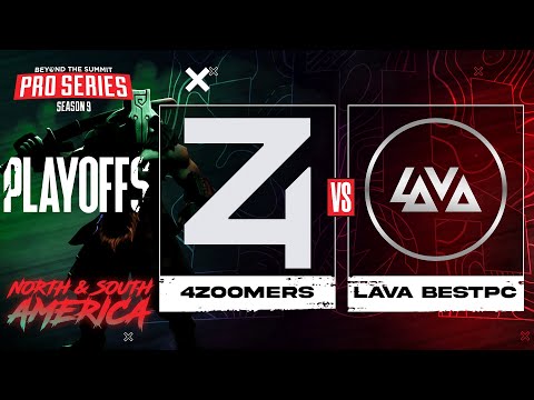 4 Zoomers vs Lava Game 1 - BTS Pro Series 9 AM: Losers' Finals w/ rkryptic & neph