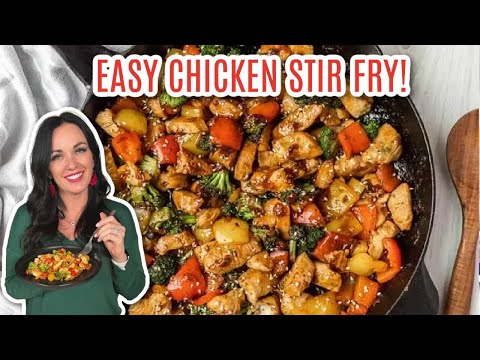 Easiest Chicken Stir Fry Recipe! - You won't believe how delicious this is!