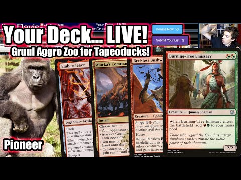 Your Deck... LIVE! Pioneer Gruul Zoo for Tapeoducks - Taking Our Opponents To The Zoo!