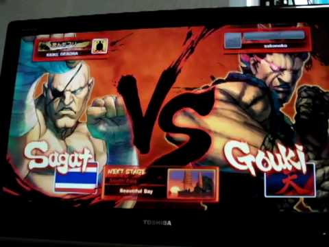 【This is the thing】Desora(Sagat)vs.CrazyAkuma (12/Jun/2009) - part2