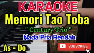 Download lagu Memori Tao Toba Karaoke || Karaoke Memori Tao Toba Nada Pria | As = Do - Century Trio mp3