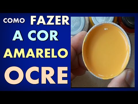 Yellow Ochre Color Mixing Step by Step