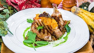 Seared Pork Chop with Apricot Mostarda - Home &amp; Family