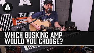 Video thumbnail for The Ultimate Busking Amp Challenge! - Roland Cube Street EX Vs The Bose S1 Pro by Andertons Synths, Keys and Tech