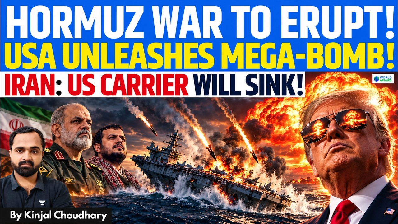 MOTHER OF ALL BOMBS ON IRAN? US Plans Mega Strike, IRGC Vows to Sink US Carrier in Hormuz | Kinjal