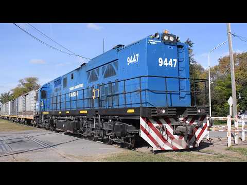 [4K] Tren vacio de Trenes Argentinos Cargas con destino a General Deheza pasando por Marcos Juárez!!