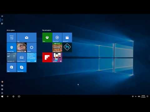 Windows 10, How to remove the tile sheet from your desktop