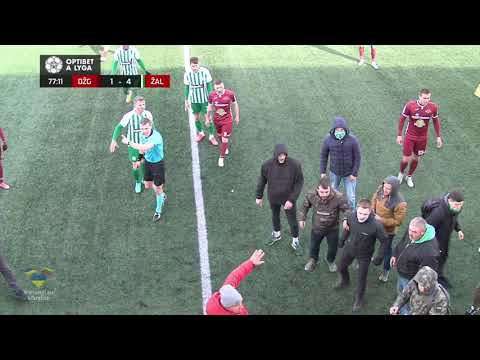HD Telšių Džiugas - Vilniaus Žalgiris muštynės. Fan trouble