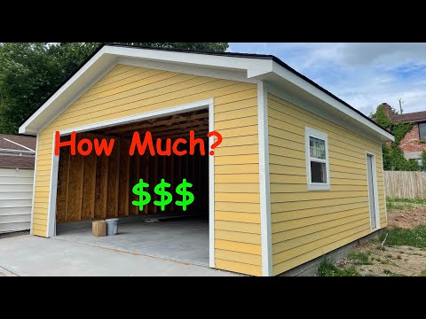 22x24 Garage Build and Cost Breakdown