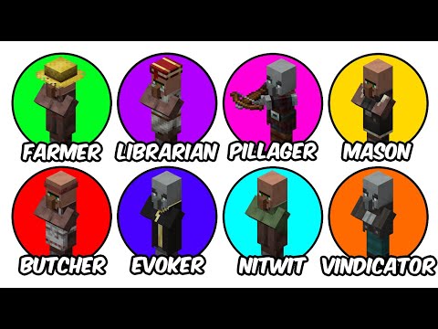 Every Minecraft Villager Ever Explained In 18 Minutes