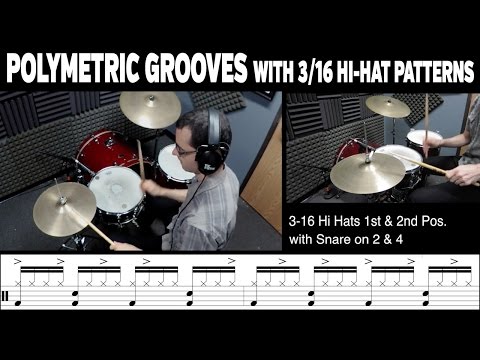 Building Polymetric Grooves Using 3/16 Hi-Hat Patterns (FREE PDF)