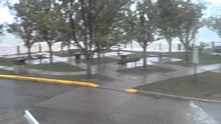 preview picture of video 'Sewaren marina flooded from hurricane Sandy'