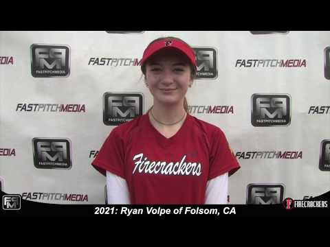 2021 Ryan Volpe Lefty Hitter and Outfield Softball Skills Video - Firecrackers Leles