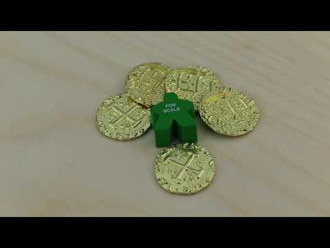Doubloon, Metal, Gold video