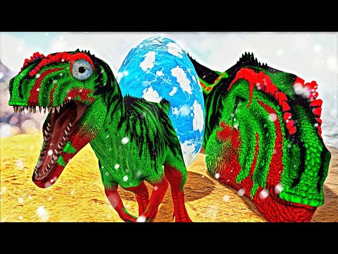 Young Carcharadontosaurus Rejected by Parents in the Desert! Ark Survival Evolved Dinosaurs
