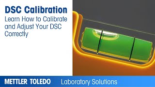 DSC calibration and adjustment