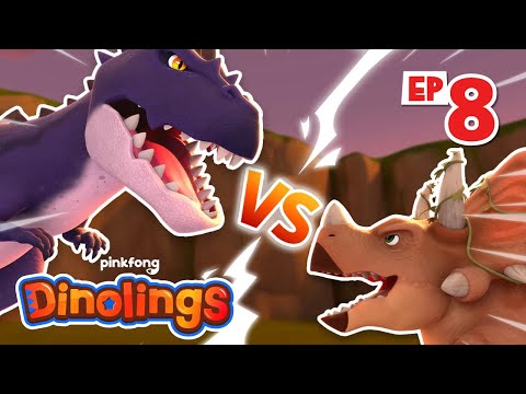 [✨EP8] The Battle of the Spiky Horns | Season 2 | Dinolings: Pinkfong Dinosaurs for Kids