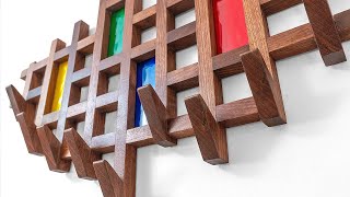 The Most Satisfying Coat Rack