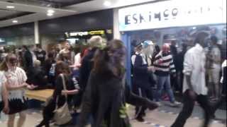 preview picture of video 'Zombies Freshney Place Grimsby 13th October 2012'