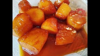 Batata Doce Caramelizada! Por Solange Silva!