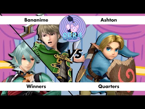 Buddwaur's Birthday Bash 4 - Winners Quarter Final - Bananime (Robin/Corrin) vs Ashton (Young Link)