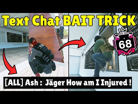 When * CHAMPION * Players Get Baited By Text Chat Trick | 400 IQ Iana Bait - Rainbow Six Siege