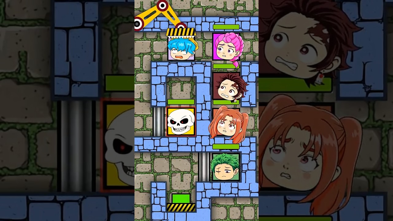 😲👀🫣 Rescue from the Maze part 28 | K-Pop Demon Hunters #shorts