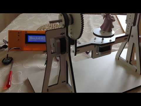 3D Scanner nach einer Idee von OpenScan.eu