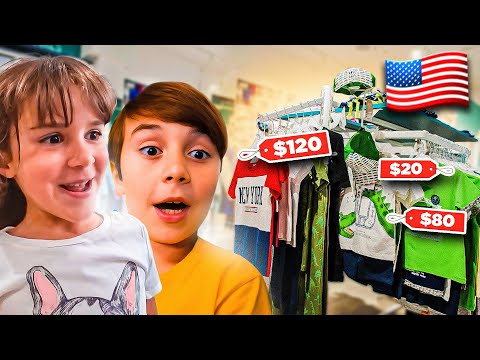 COMPRANDO ROUPAS NOS EUA PARA MARCOS E LAURA - Família Brancoala