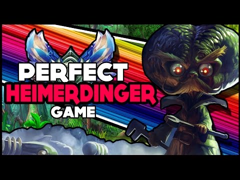 THE PERFECT HEIMERDINGER GAME | Diamond Ranked - League of Legends