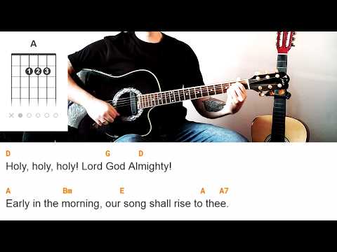 Holy Holy Holy | Guitar Lesson | Simple Chords Tutorial
