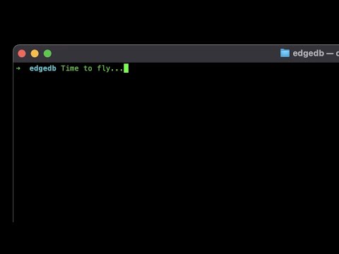 EdgeDB 1.0 Launch — Director's Cut