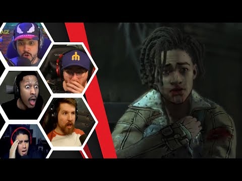 Let's Players Reaction To Discovering Louis His Tongue Has Been Cut Out | TWD: Broken Toys