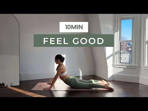 10MIN Morning Feel Good Pilates | everyday full body mobility & flexibility flow | beginner friendly