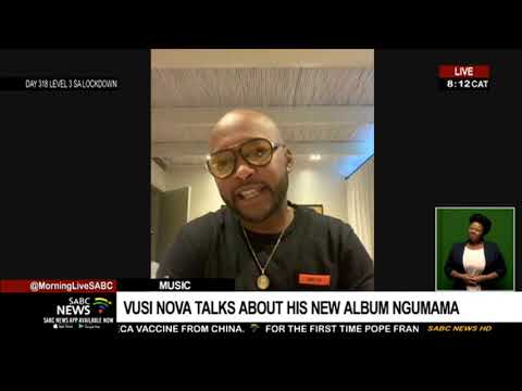 Vusi Nova on his latest album titled "Ngumama"