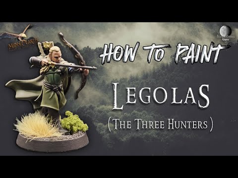 How to Paint The Three Hunters Legolas | Lord of the Rings MESBG Painting Tutorial