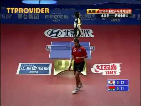 Asia vs. Europe 2010: Jun Mizutani - Vladimir Samsonov