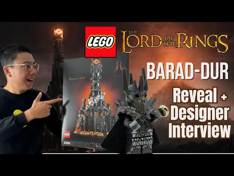 Hands-On With LEGO Lord of the Rings Barad Dur: REVEAL + Designer Interview!