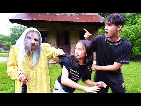 Creepy Grandma Tries to STEAL our Little Sister