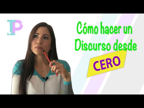 Cómo hacer un DISCURSO desde CERO - Te enseño paso a paso