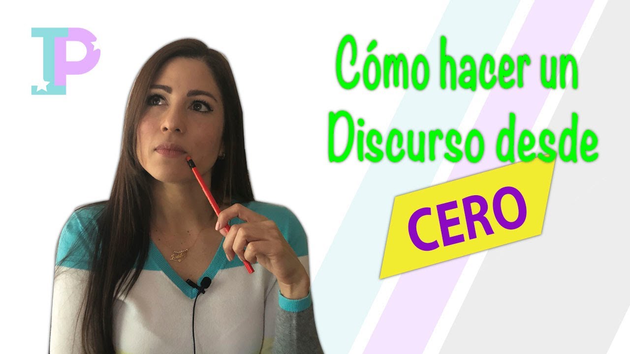 Cómo hacer un DISCURSO desde CERO - Te enseño paso a paso