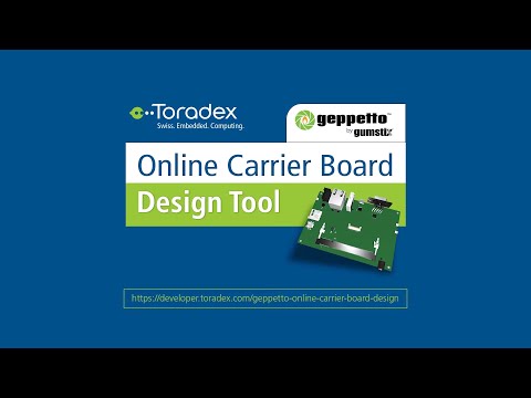 Drag-and-Drop Hardware Design with Geppetto and Toradex