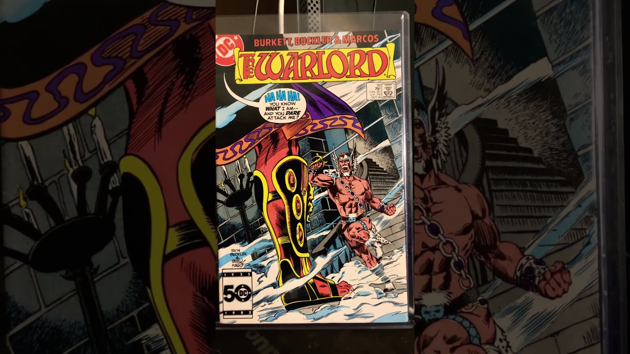 WARLORD and MONGO IRONHAND VS CYKROTH THE UNHOLY!!! 🤔 #dccomics #comics #warlord #comicbooks #story