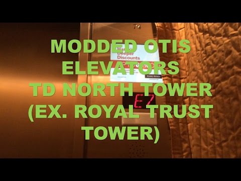 OTIS High-Speed Elevators @ TD Bank North Tower (High-Rise) (HD Retake)