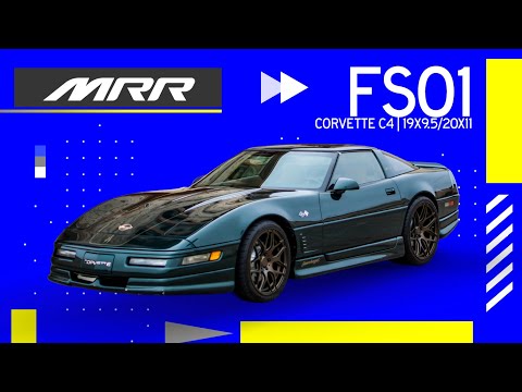 Corvette C4 | MRR FS01 Wheels | 19x9.5/20x11 | Matte Bronze Finish