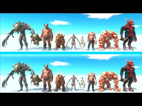 INFERNALS Team vs INFERNALS Team - Animal Revolt Battle Simulator ARBS