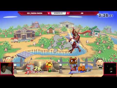VS Weekly 7/13/17 - Winners R1 - Radda Radda (G&W) vs Jin (Greninja/M2) - Smash 4