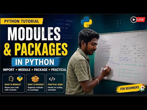 Python Modules And Packages Explained In Tamil Easy Tutorial For Beginners