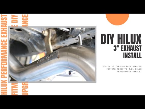FULL EXHAUST INSTALL! How To Fit Torqit’s 3” Hilux Exhaust