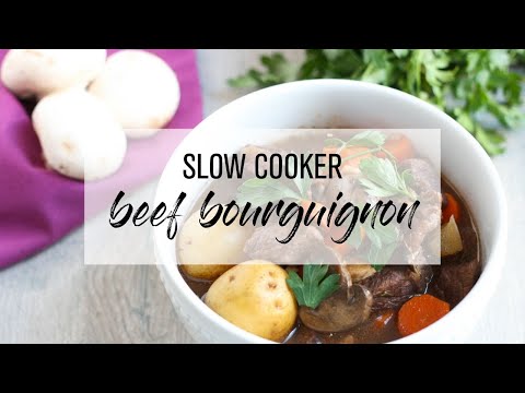 Slow Cooker Beef Bourguignon
